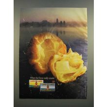 1986 Land O Lakes Butter Ad - The Flavor Really Counts
