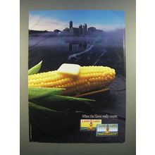 1986 Land O Lakes Butter Ad - When The Flavor Really Counts