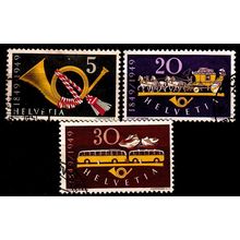 SCHWEIZ SWITZERLAND [1949] MiNr 0519-21 ( O/used ) [01] Post