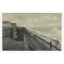 Rough Sea at Clacton-on-Sea Postcard Essex