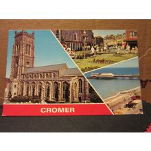 multiview, CROMER, NORFOLK. unused postcard by E T W Dennis =