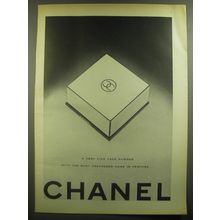 1946 Chanel Face Powder Ad - A very fine face powder with most treasured name