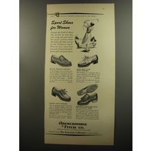 1953 Abercrombie & Fitch Shoes Ad - Kiltie Tongue Oxford; Moccasin Golf Oxford