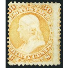100, Used 30¢ Very Scarce Sound Stamp Cat $950.00 - Stuart Katz