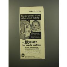 1954 Keystone Capri Movie Camera Ad - America's lowest-priced