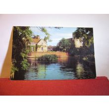 GORING-on-THAMES, OXFORDSHIRE used vintage postcard 1969 pm =