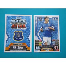 99. Gareth Barry - Everton - Match Attax 2013/14 Football Card EF1