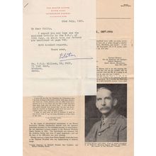 Philip Willcox Sir Victor Horsley WW2 Doctors Hand Signed Letter & MORE