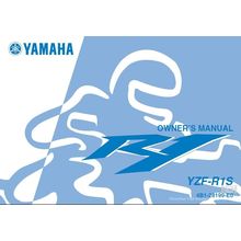 YAMAHA YZF-R1S OWNERS MANUAL MOTORCYCLE 106 PAGES IN ENGLISH