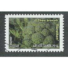 FRA 2012 ( LETTER 20g) 'GREEN VEGETABLES ' FINE USED (EBID41-168)