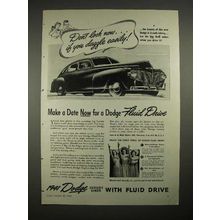 1941 Dodge Luxury Liner Car Ad - Dazzle Easily
