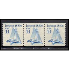 2134b 14c Iceboat Very Fine MNH Dry Gum PNC 2/3 PA2677