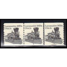 1897A 2c Locomotive Very Fine MNH Dry Gum PNC 4/3 KA9370