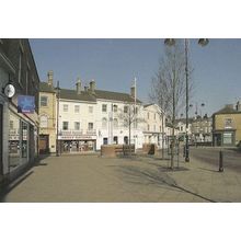 Stowmarket Abbey National Building Society Superdrug Shop Postcard