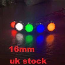 16mm Metal Indicator Dash Light Lamp Terminal Screw Panel Car Boat 12V-24V LED..