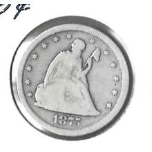 1875-S US 20 Cent Piece VG