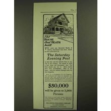 1903 The Saturday Evening Post Ad - House Heath Built