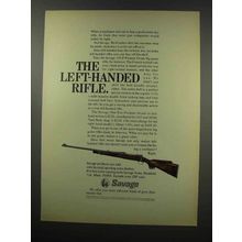 1967 Savage 110-P Premier Grade Big Game Rifle Ad
