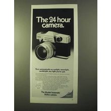 1970 Kodak Instamatic Reflex Camera Ad - 24 Hour