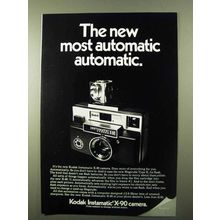 1971 Kodak Instamatic X-90 Camera Ad - Most Automatic