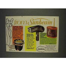 1977 Sunbeam Ad - Fast Fryer; Swing-Aire 1000 Dryer