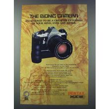 1981 Pentax ME Super Ad - The Bionic Camera