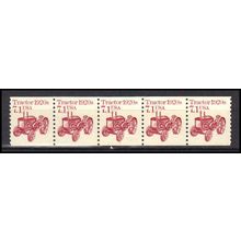 2127 7.1c Tractor Fine MNH Dry Gum PNC 1/5 X0706