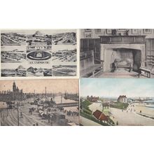 Gorleston On Sea Great Yarmouth Strangers Hall Norwich 4x Postcard