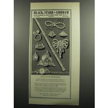 1953 Black, Starr & Gorham Jewelry Ad - Jewelry for the discriminating