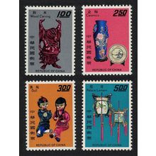 Taiwan Chinese Handicrafts 4v 1967 MNH SG#611-614 MI#633-636