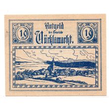 1920 Austria Voklamarkt Notgeld 10 Heller Note (1248)