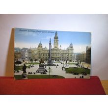MUNICIPAL BUILDINGS, GEORGE SQUARE, GLASGOW. unused postcard by Valentine =