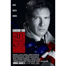 Harrison Ford in 1994’s CLEAR & PRESENT DANGER original rolled 27x41 O/S poster