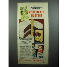 1950 Betty Crocker Devil's Food Cake Mix Ad