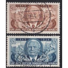 GERMANY DDR [1954] MiNr 0443-44 ( OO/used )