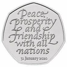 2020 Brexit 50p circulated