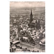 TEILANSICHT MIT DOM, , ULM, GERMANY unused vintage postcard.. =