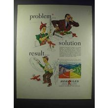 1948 Hercules Cellulose Acetate Ad - Problem Solution