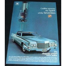 1970 Cadillac Ad, Spirit of the Seventies!!!