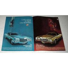 1970 Cadillac and Eldorado Car Ad - Spirit of Seventies