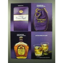 1974 Seagram's Crown Royal Ad - Inside the Box