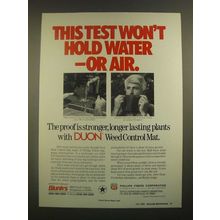 1988 Phillips 66 Fibers Corporation Duon Weed Control Mat Ad