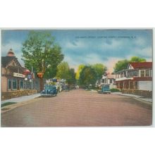 New York Windham Main St Looking North Street Scene w/Old Cars Old Buildin~203