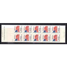 2884a 32c G Old Glory Very Fine MNH Pane/10 P# A1111 L00837