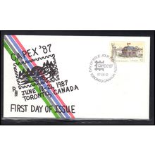 FDC Cover Canada CAPEX '87 (Cachet-U/A) Box0152