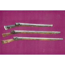 Turkish XVII & XVII Century Match Lock Rifles Turkey Istanbul Old Gun Postcard