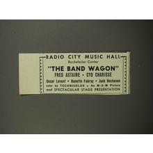 1953 The Band Wagon Movie Ad - Radio City Music Hall Rockefeller Center