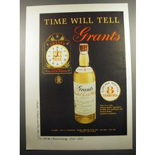 1955 Grant's Scotch Ad - Time will tell