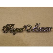 1975 76 77 DODGE ROYAL MONACO HEADLIGHT DOOR EMBLEM #3811508 OEM