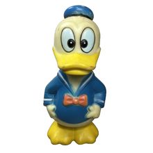 Walt Disney Productions Donald Duck Hard Rubber Figurine Made in Korea